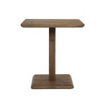 Vierkante Bistrotafel Florent Mangohout Lichtbruin 70x70 cm