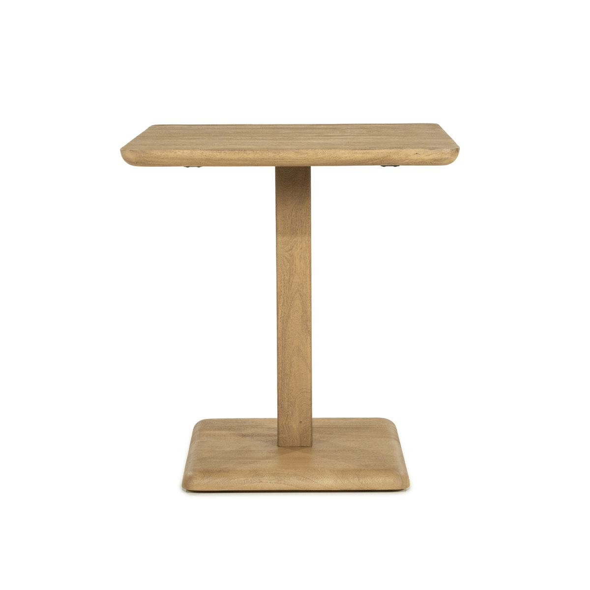 Vierkante Bistrotafel Florent Mangohout Naturel 70×70 cm