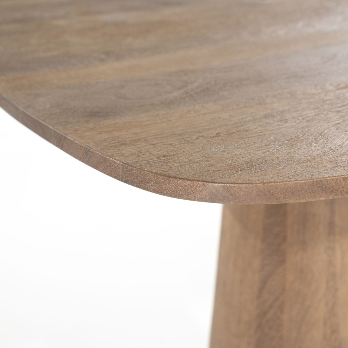 Vierkante Countertafel Aron Mangohout Lichtbruin 80×80 cm