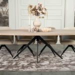 Half Ovale Eikenhouten Eettafel Nice