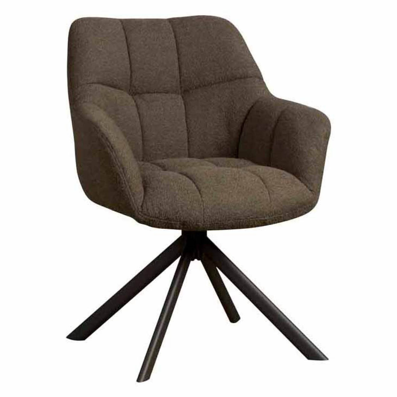 Armstoel Alba Draaibaar Alpine Dark Brown