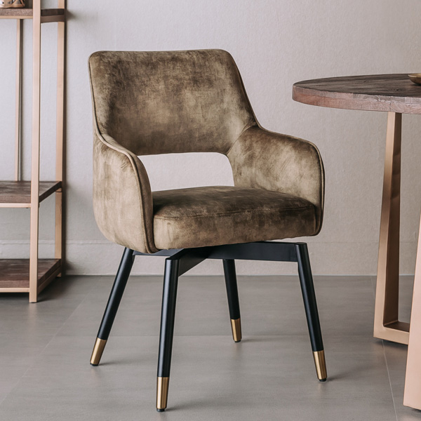 Armstoel Lenno Draaibaar Adore Forest Green