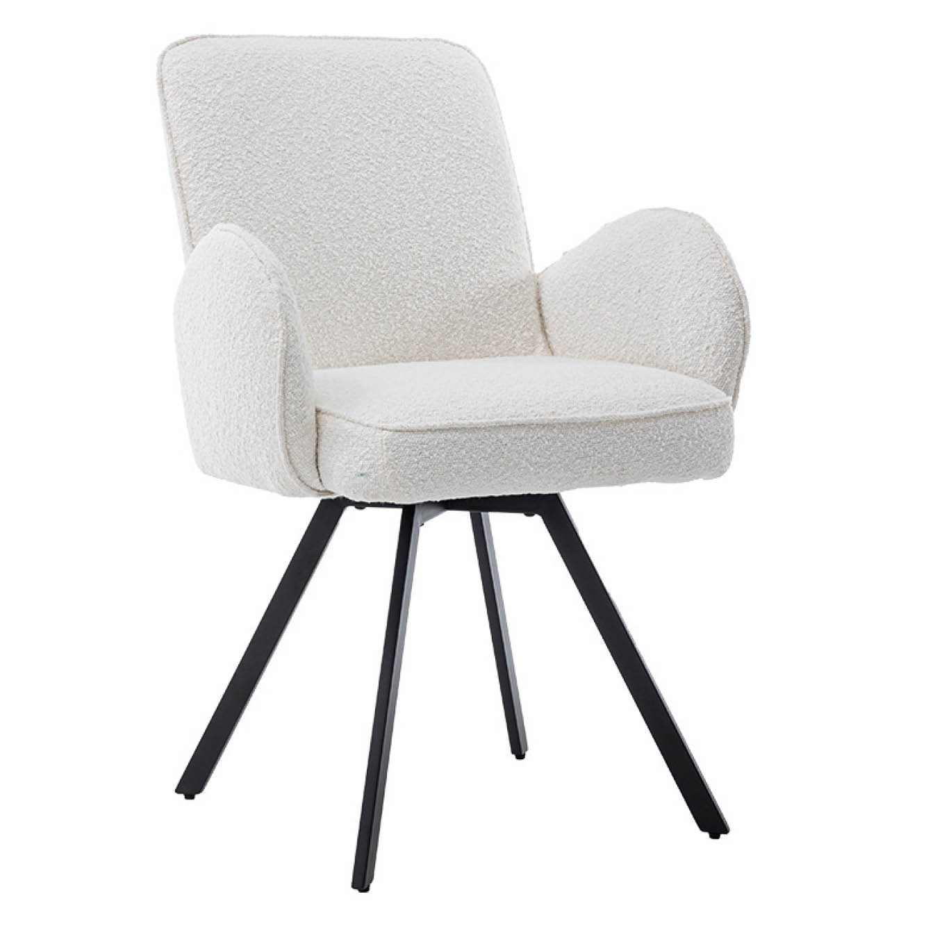 Armstoel Livo Draaibaar Ascot White