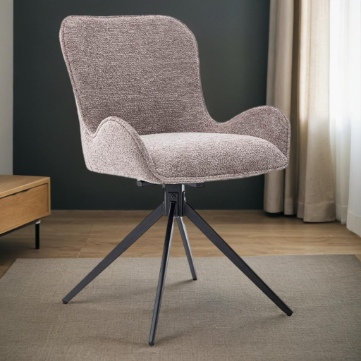 Eetkamerstoel Sora Draaibaar Mona Taupe