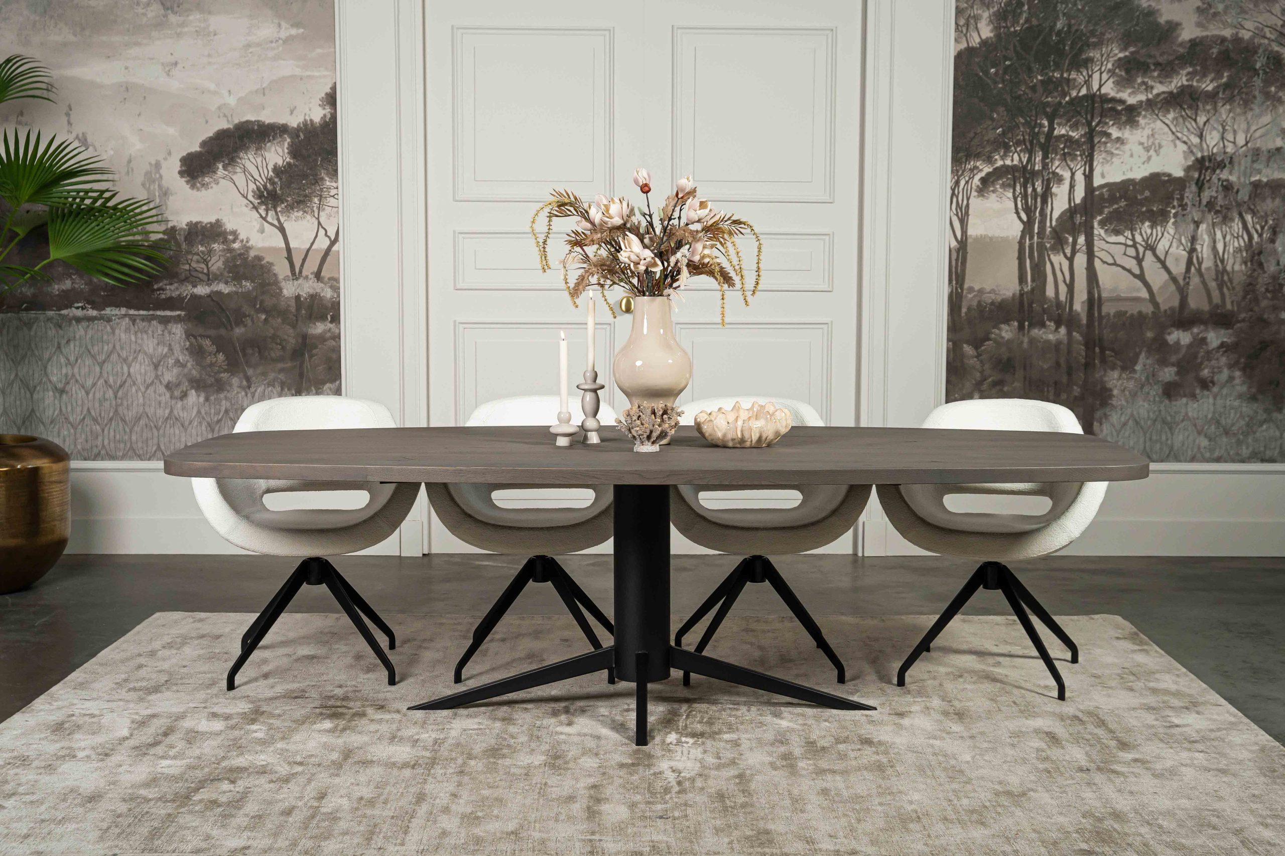 Deens Ovale Eikenhouten Eettafel Montpellier