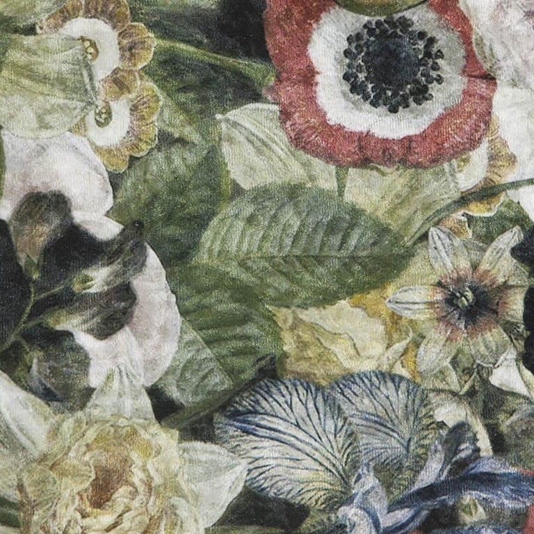 Shiny Velvet Fleur Vertes